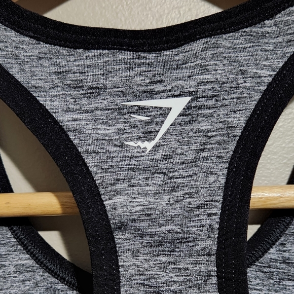 Gymshark Adapt Black Ombre Dip Dye Seamless Racer Back Sports Bra - Picture 6 of 7